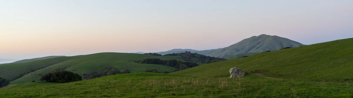 Soft horizons, a color landscape photograph by Namkai Fairfield